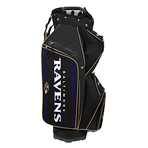 Team Effort Baltimore Ravens Bucket III Cooler Cart Golf Bag Purple