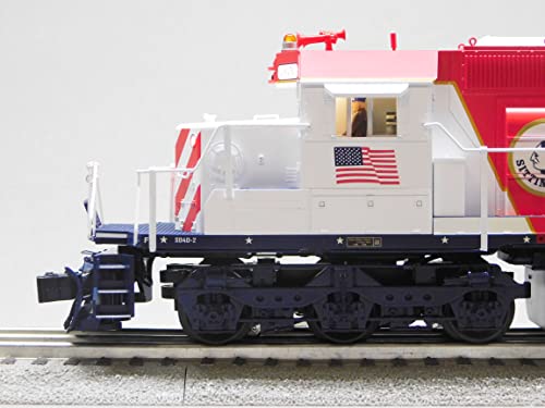 Generic Burlington Northern Legacy SD40-2 Diesel Locomotive Engine #1876 O Gauge White