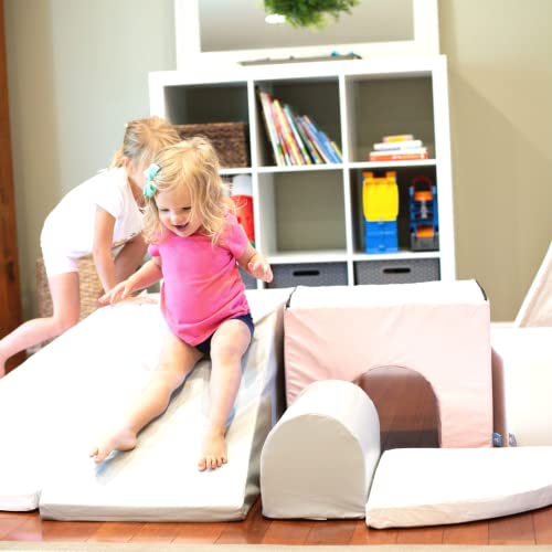Foamnasium Adventure Indoor Foam Playset 7-Piece Baby Blue