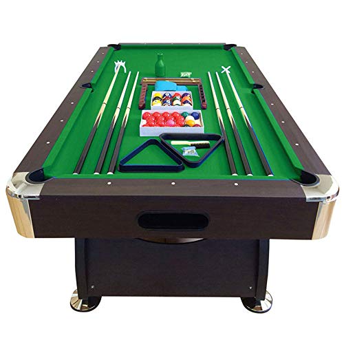 SIMBASHOPPING USA 8' Feet Billiard Pool Table Vintage Green 8FT