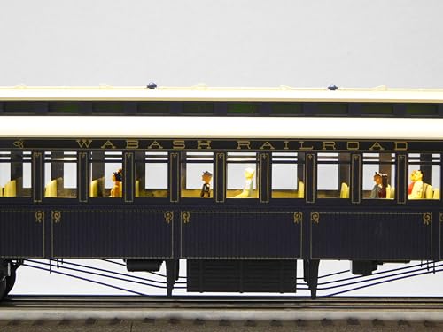 Lionel Wabash Wood Baggage Coach 2 Pack O Gauge #343#402 Natural Color