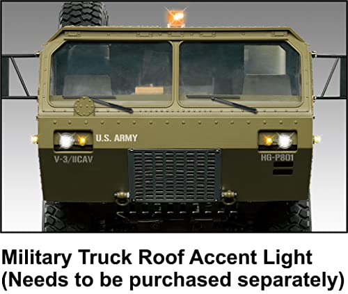 HobbyToki 1/12 US 8x8 HEMMT M977 Military Truck With LEDs & Sounds
