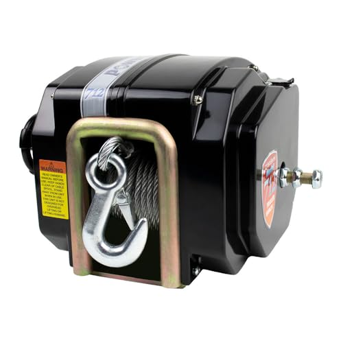 Generic Powerwinch 712A Trailer Winch w/20' Strap Black