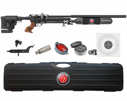 Wearable4U Hatsan Factor Sniper Long .35 Caliber PCP Air Rifle Bundle with Pellets and Targets