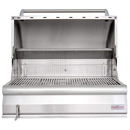 Blaze Grills 33" Built-In Charcoal Grill Silver