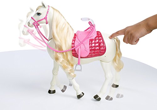 Barbie Dream Horse & Doll Blonde White