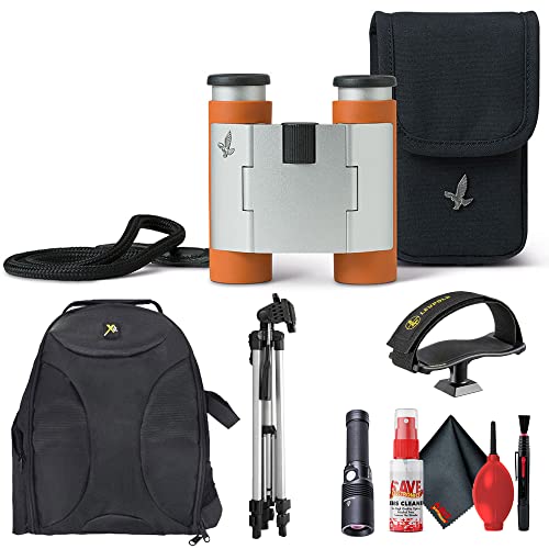 SWAROVSKI OPTIK 7 x 21 CL Curio Compact Binoculars Orange with Accessories