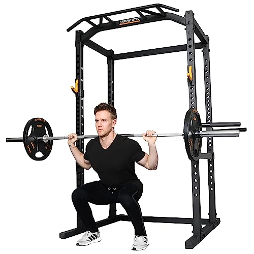 Powertec Workbench Power Rack Black 1000 lbs Max Load