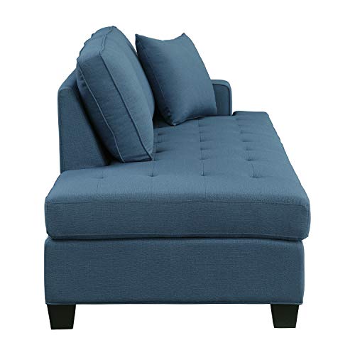 Lexicon Fernleaf Chaise Lounge Blue