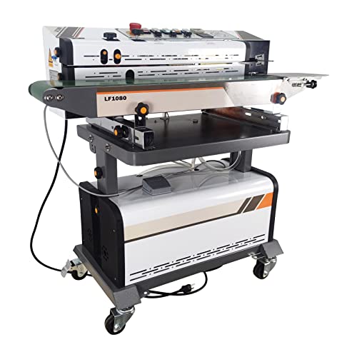 INTSUPERMAI Continuous Bag Sealing Machine Vacuum Sealer 110V