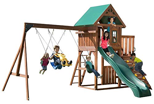 Swing-N-Slide Knightsbridge Play Set Green
