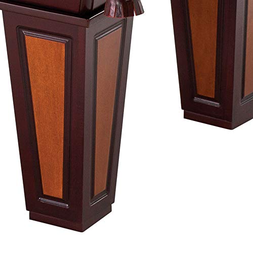 Fat Cat by GLD PRODUCTS Reno 7.5' Pool Table with Dark Cherry Finish, Red Cloth