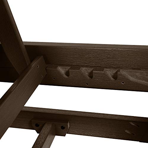 Sequoia Professional Commercial Grade Pinehurst Chaise Lounge Weathered Acorn