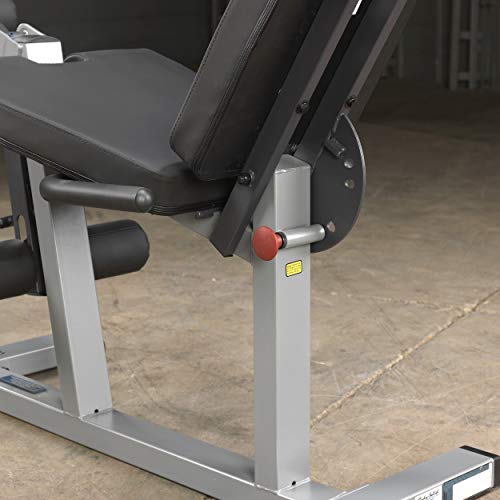Body-Solid Leg Extension & Leg Curl Machine Grey/Black
