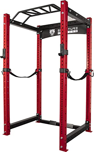 Signature Fitness SF-3 Power Cage Squat Rack Black