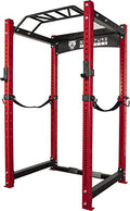 Signature Fitness SF-3 Power Cage Squat Rack Red