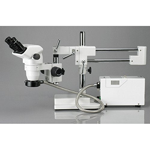 AmScope ZM-4BN Professional Binocular Stereo Zoom Microscope White