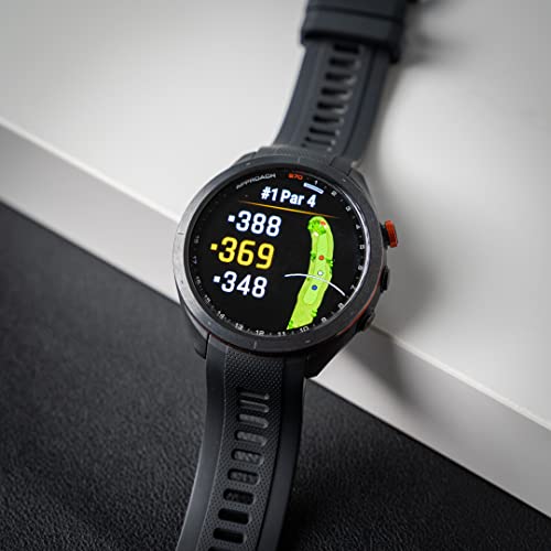 PlayBetter Garmin Approach S70 (Black, 47mm) Golf GPS Watch Bundle | Premium Smartwatch with Virtual Caddie, Playslike Distance, Screen Protectors & Portable Charger
