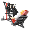 Mappding Leg Press Machine Hack Squat Equipment with Red Cushion