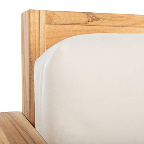 Safavieh Couture Patio Guadeloupe Outdoor Club Chair Natural/White