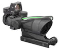 Trijicon 4x32mm ACOG Dual Illumination Green Chevron .223 Reticle RMR Sight with TA51 Mount Black