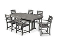 Polywood Dining Set Slate Grey