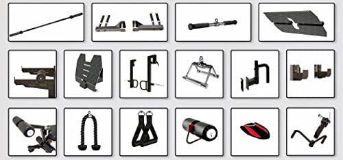 MiM USA Hercules 1001 Commercial Smith Machine and Functional Trainer Black
