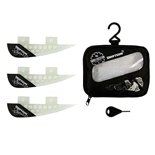 Driftsun Fifty50 Wakesurf Board Carbon Fiber Skim Style Black