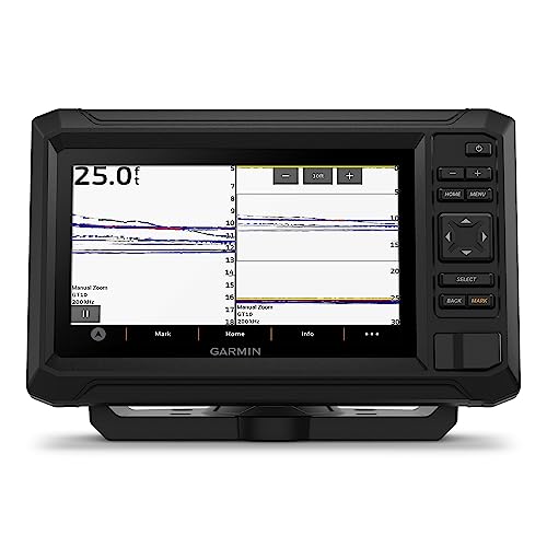 Garmin ECHOMAP UHD2 73sv Ice Fishing Bundle with Navionics+ Maps Black