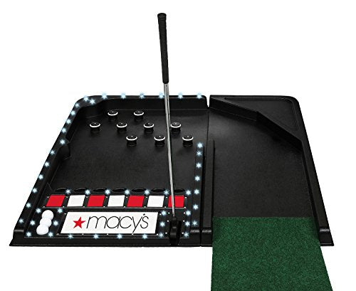 Prize Wheels R Fun Prize Putt for Prizes Mini Golf with LED Lights Black
