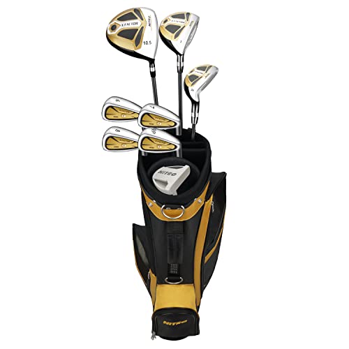 Nitro Golf X Factor 13 Piece Golf Set All Graphite Men's Right Handed Gold/Silver
