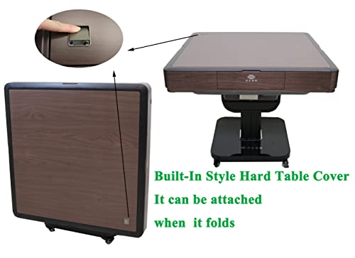 usamjtable Ultra-Thin Automatic Mahjong Table Wooden Green