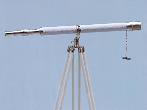 Hampton Nautical Chrome Telescope Silver 65