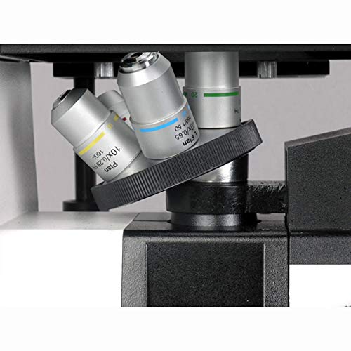 AmScope Digital Inverted Trinocular Microscope 40x-1000x White
