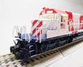 Generic Burlington Northern Legacy SD40-2 Diesel Locomotive Engine #1876 O Gauge White