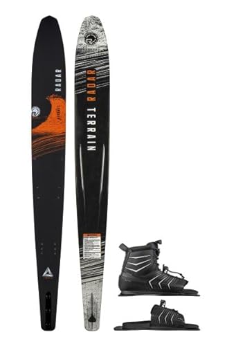 Radar Terrain Waterski w/ Vector Boot - XL & Vector ARTP Black / Orange