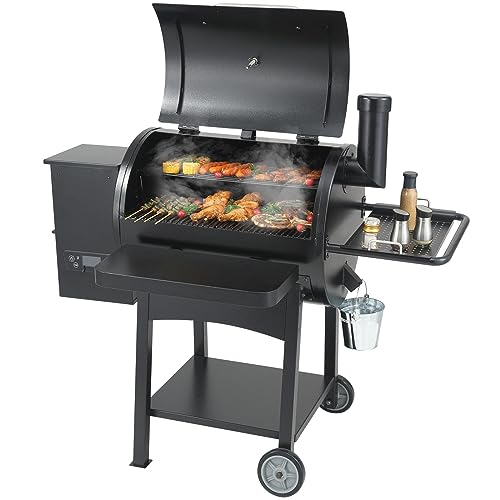 DOUKI Heavy Duty Charcoal Grill BBQ with Cart - Portable Outdoor Cooking Equipment