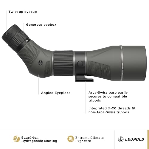 Leupold SX-5 Santiam HD 27-55x80mm Spotting Scope Angled Eyepiece