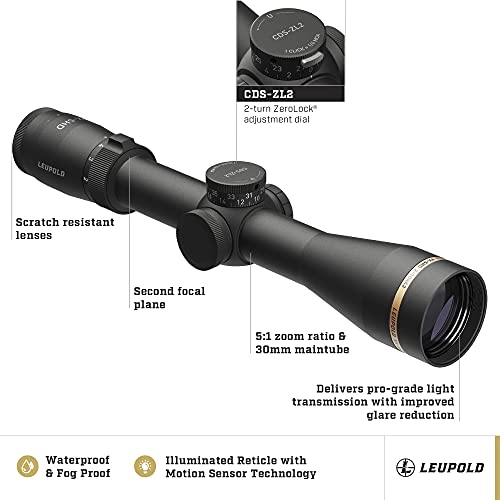 Leupold VX-5HD 2-10x42 CDS-ZL2 Illuminated FireDot Duplex Reticle Riflescope