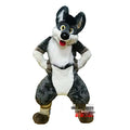 FurryMascot Digitigrade Bent Leg Fursuit Fullsuit White