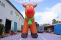 Bookishbunny 26FT Inflatable Reindeer Christmas Decoration Multicolor