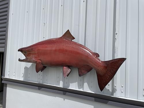Mount This Fish Company 49" King Salmon Wall Mount Fish Replica Trophy Natural
