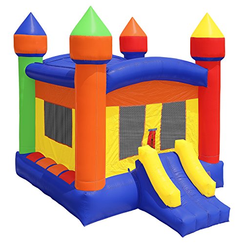 Inflatable HQ Commercial Grade Bounce House PVC Castle Multicolor