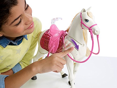 Barbie Dream Horse & Doll Blonde White