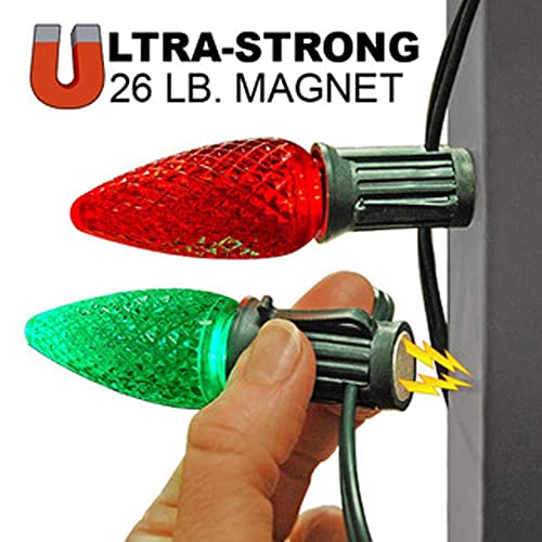 Novelty Lights 250 Foot C9 Outdoor Magnetic Christmas Stringer Green