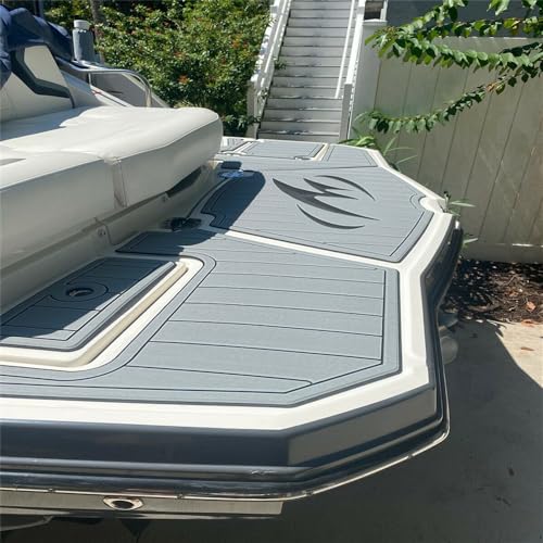 Zomanon Boat EVA Faux Teak Decking Floor Mat Compatible with 2005 Monterey 194FS - Color Options Available