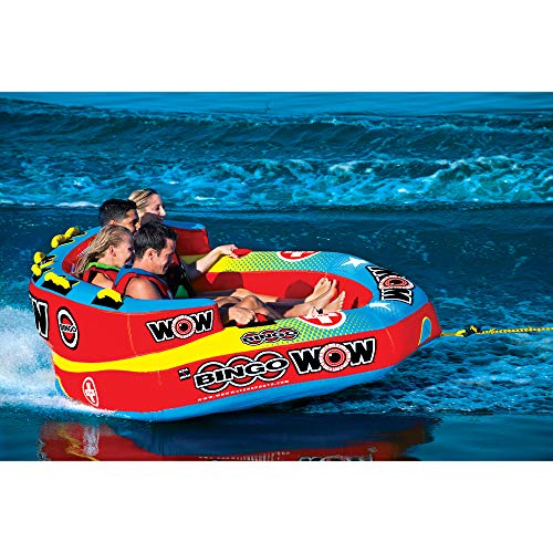 World of Watersports Wow 14-1080 Bingo 4 Water/Lake Towable Multicolor