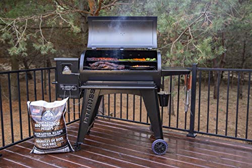 PIT BOSS PB1150G Wood Pellet Grill with Cover and Folding Front Shelf, 1150 sq. inch Black