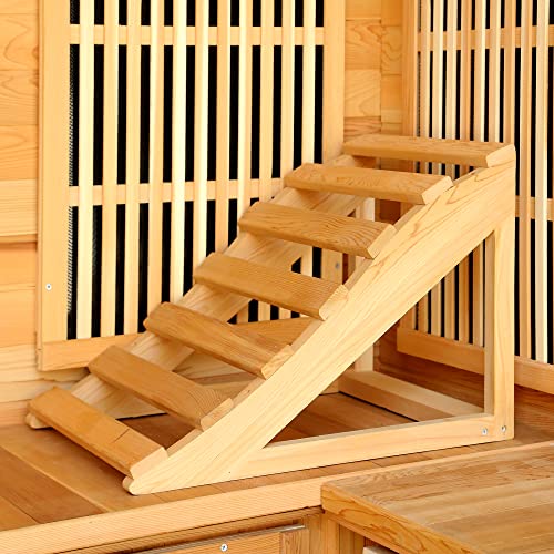 Blue Wave Radiant Saunas BSA1315 Cedar Elite 3-4 Person Infrared Sauna Wood
