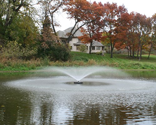 Kasco 3/4HP J Series Aerating Pond Fountain with LED Lighting Red/Blue/Green
